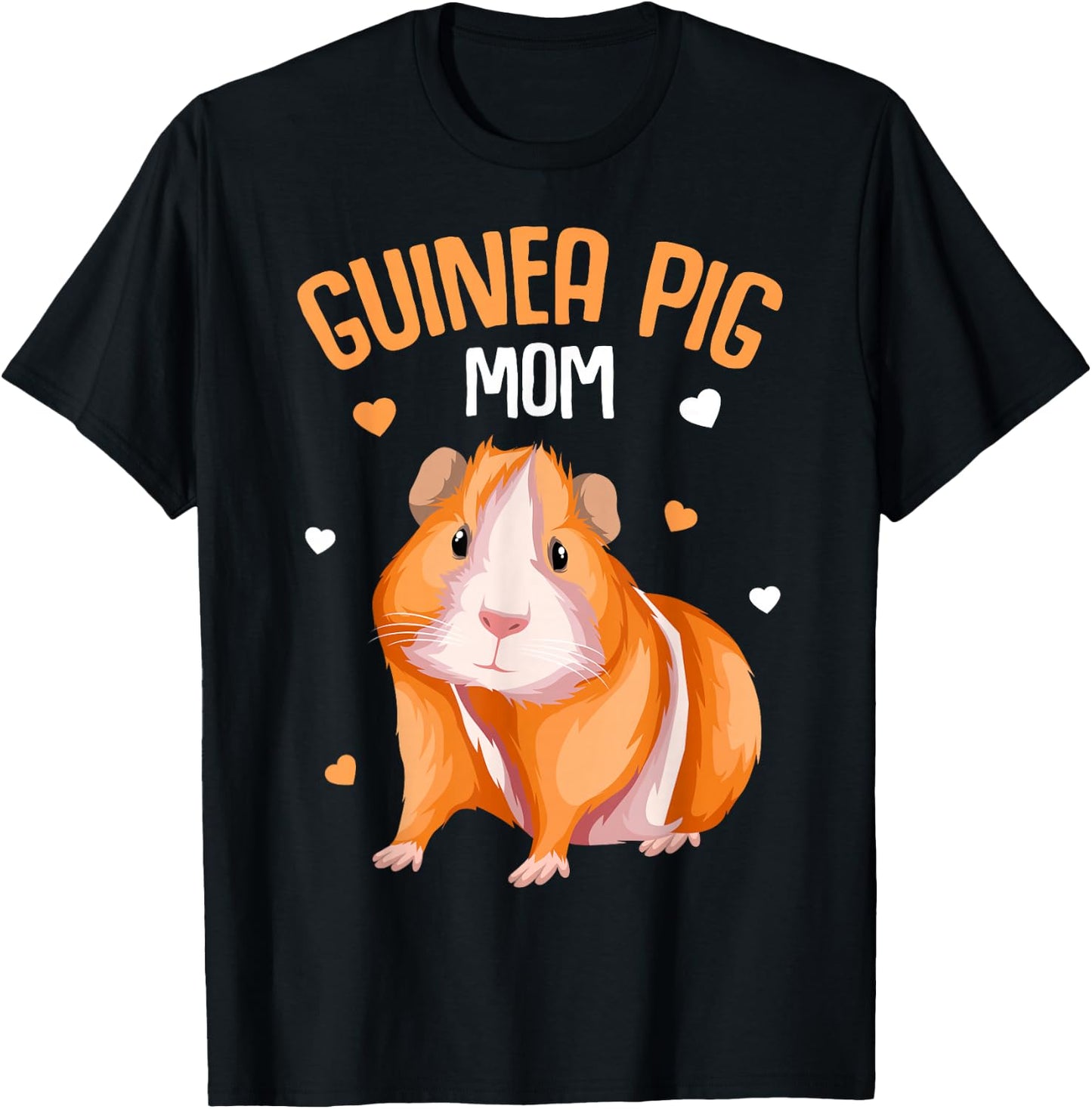 Guinea Pig Mom Mother´s Day Women Girls T-Shirt - T-Shirt | Black