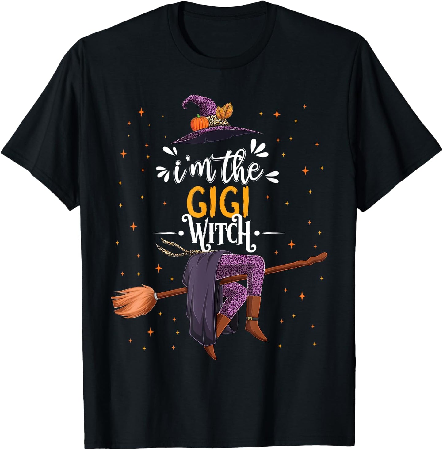 im The Gigi Witch Halloween Matching Group Costume T-Shirt - T-Shirt | Black
