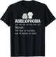 Abibliophobia Definition Reading Bookworm Reader Book Lover T-Shirt - T-Shirt | Black