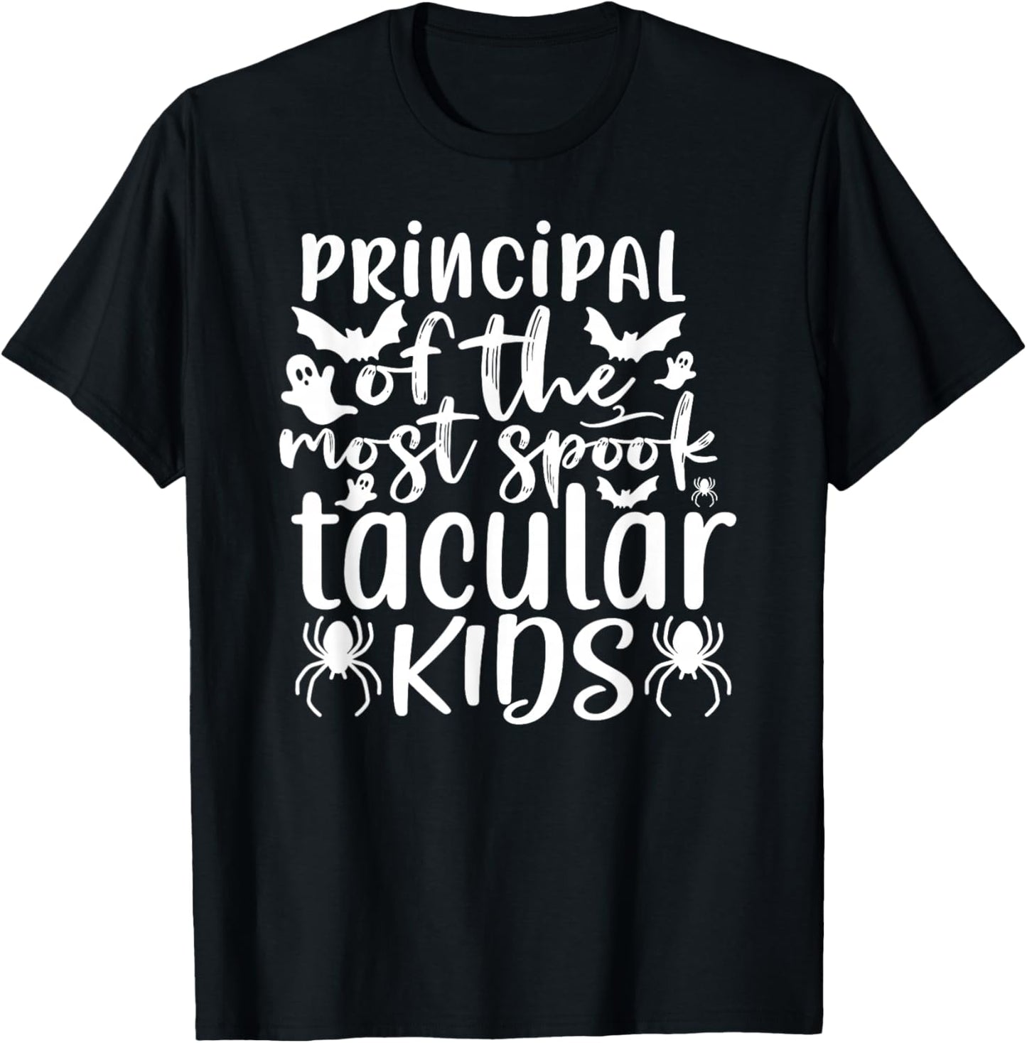 Halloween Funny - Principal Of Most Spooktacular Kids T-Shirt - T-Shirt | Black