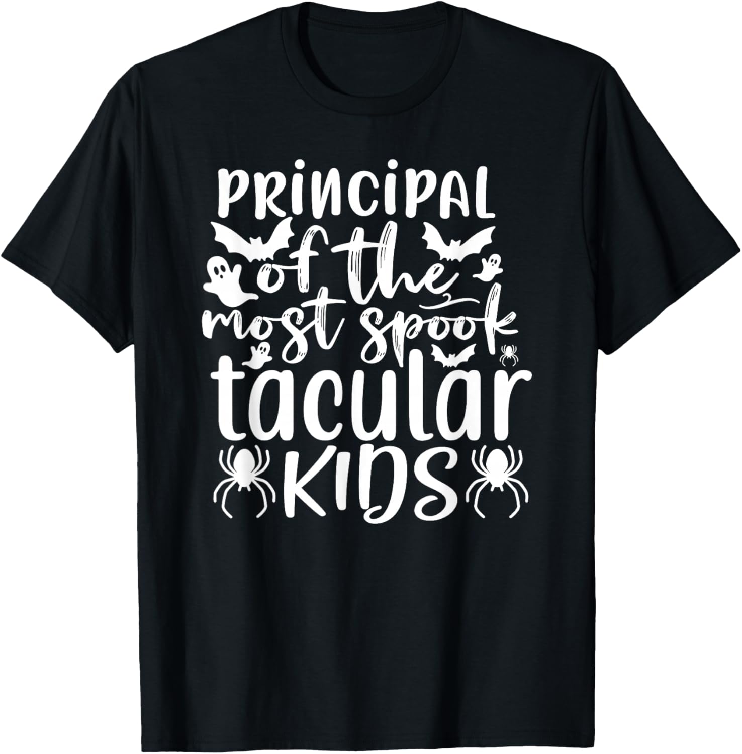 Halloween Funny - Principal Of Most Spooktacular Kids T-Shirt - T-Shirt | Black