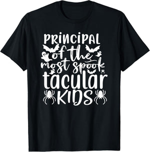 Halloween Funny - Principal Of Most Spooktacular Kids T-Shirt - T-Shirt | Black