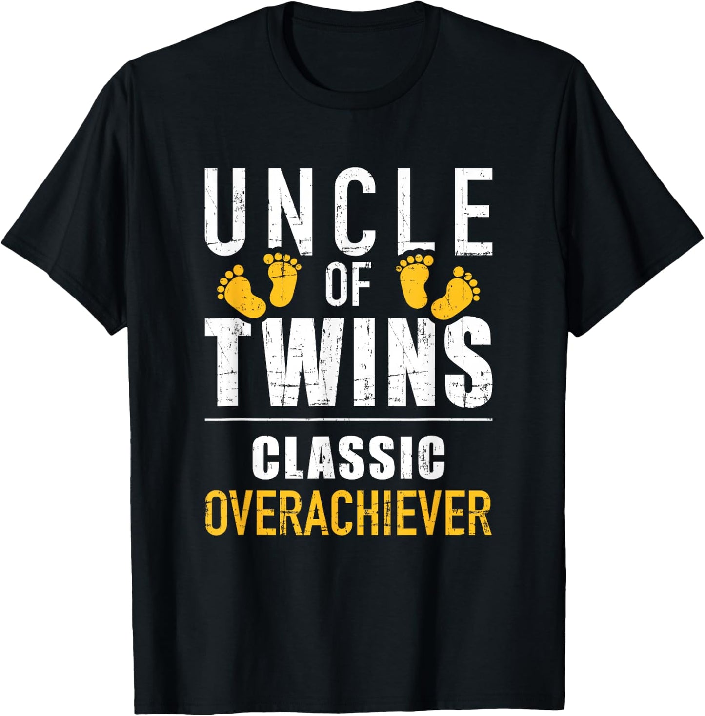 Uncle of Twins T-Shirt - T-Shirt | Black