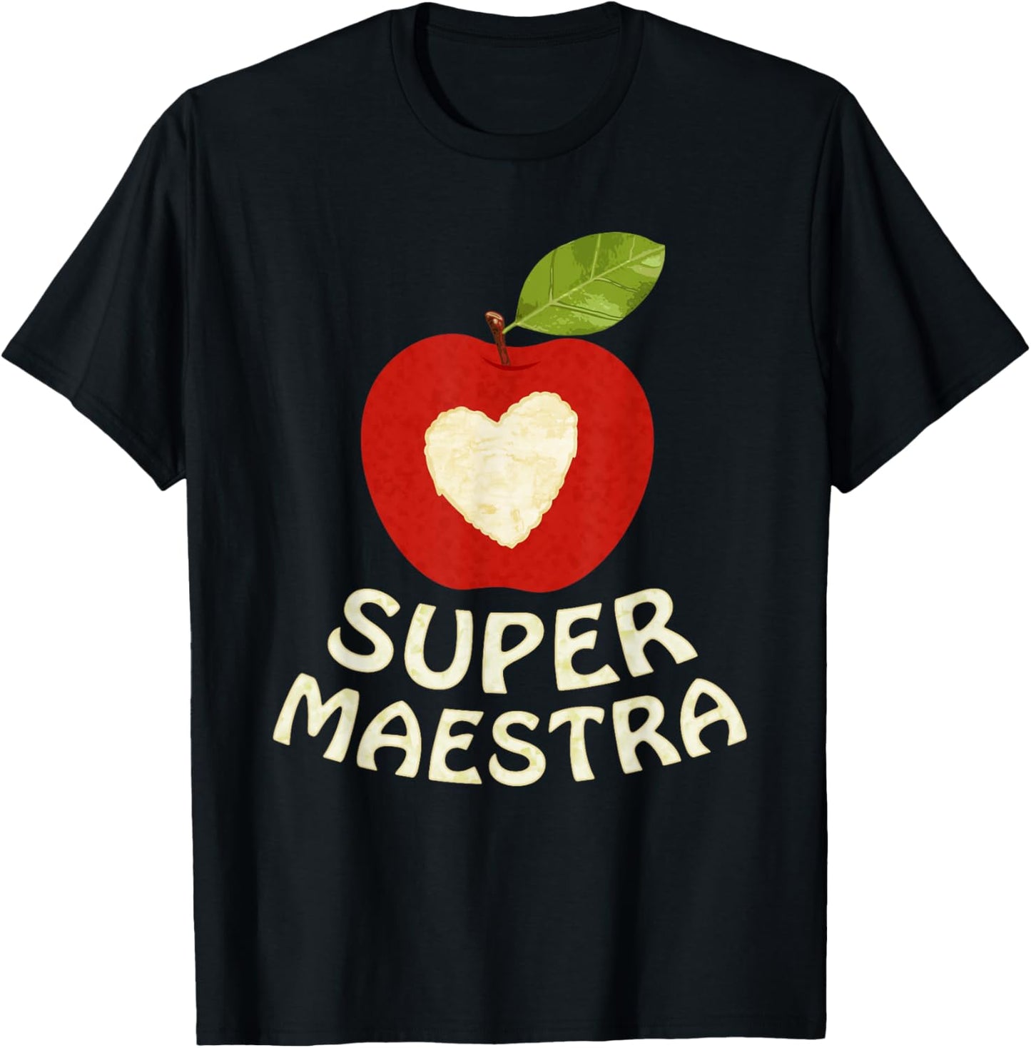 Super Maestra Playera Funny Spanish Bilingual Teacher Gift T-Shirt - T-Shirt | Black
