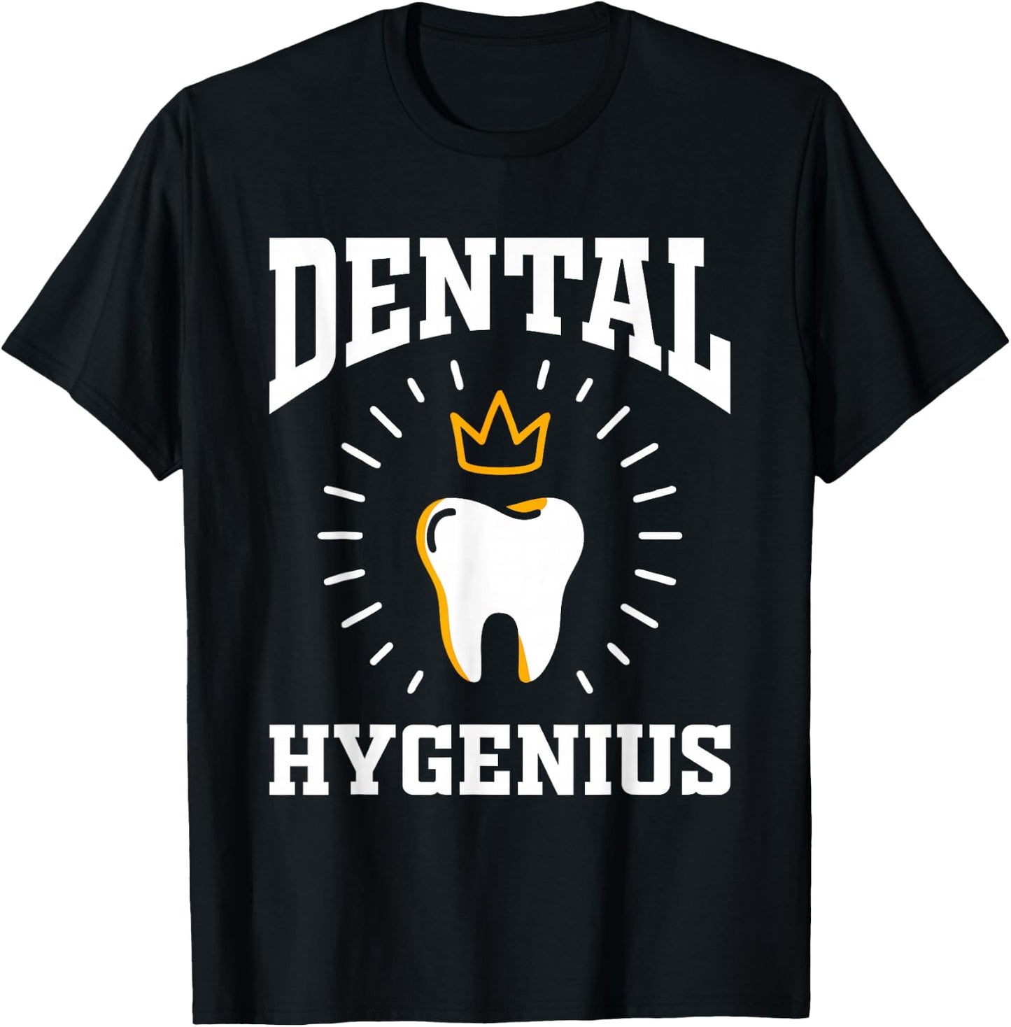 Dental Hygenius Hygiene Gift Dentist Dental Hygienist T-Shirt - T-Shirt | Black