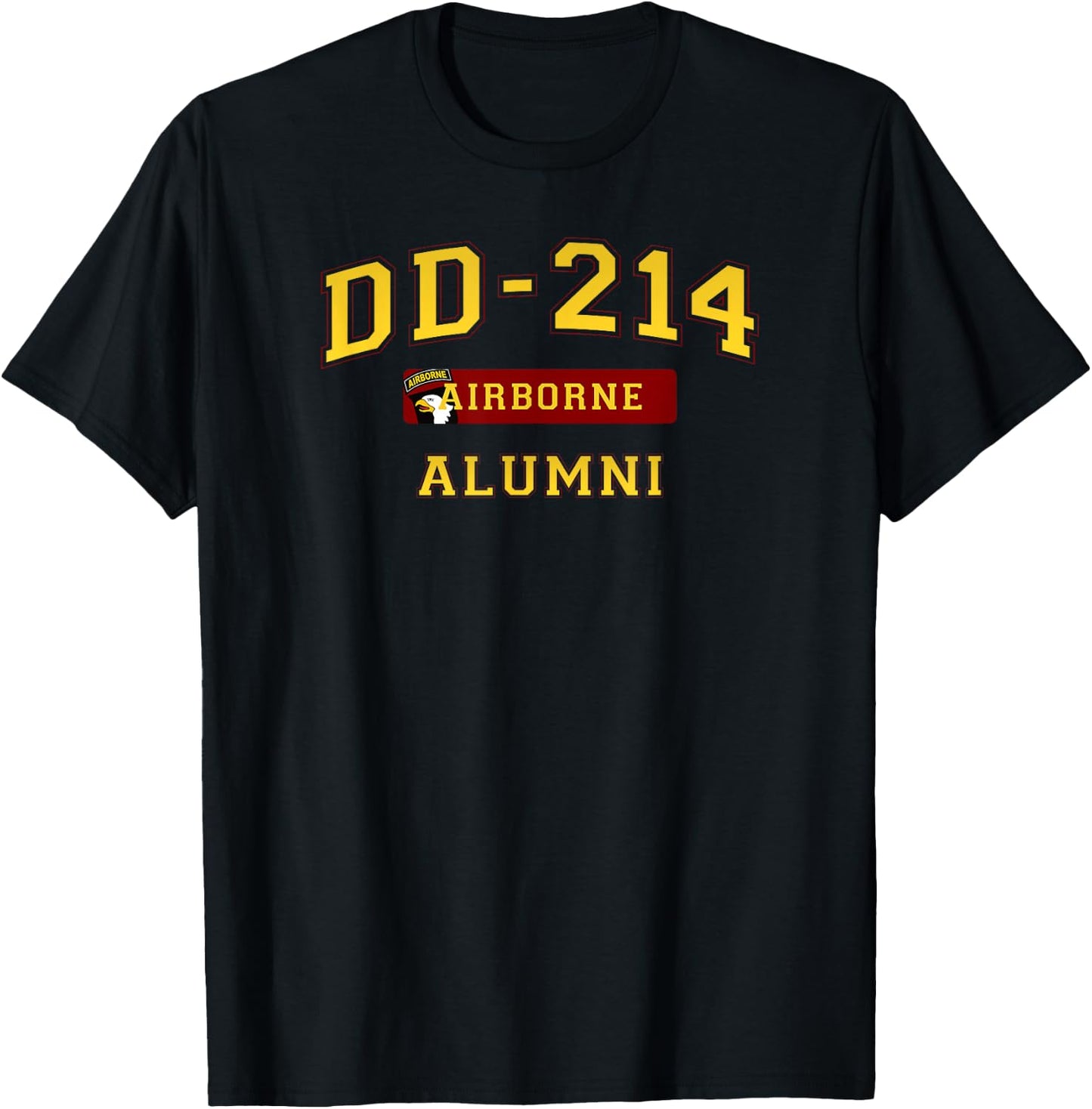 DD-214 101st AIRBORNE Division T-Shirt - T-Shirt | Black