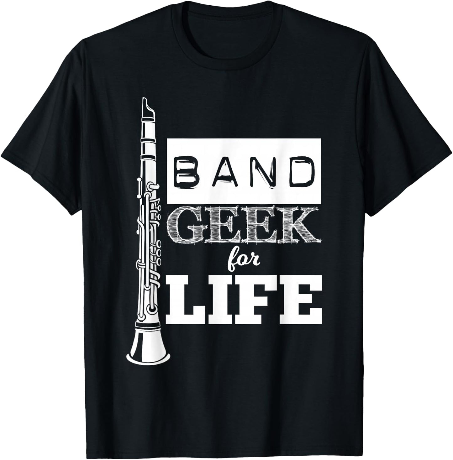 Clarinet Band Outsiders for Life Fun T-Shirt - T-Shirt | Black