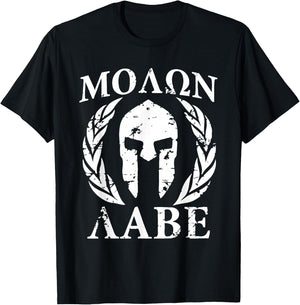 Molon Labe Patriotic T-Shirt - T-Shirt | Black