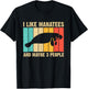 Funny Manatee Art Women Sea Cow Monster Fish Lover T-Shirt - T-Shirt | Black