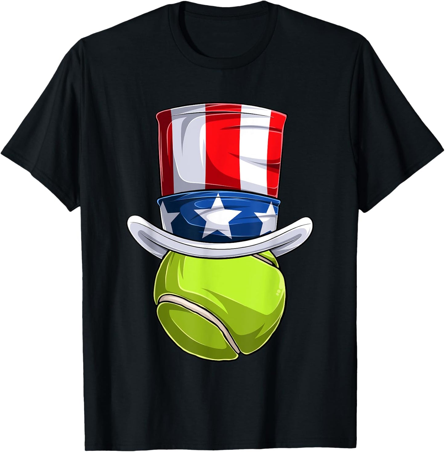 Men Women American Flag Tennis Shirt, 4th Of July Kids Boys T-Shirt - T-Shirt | Black
