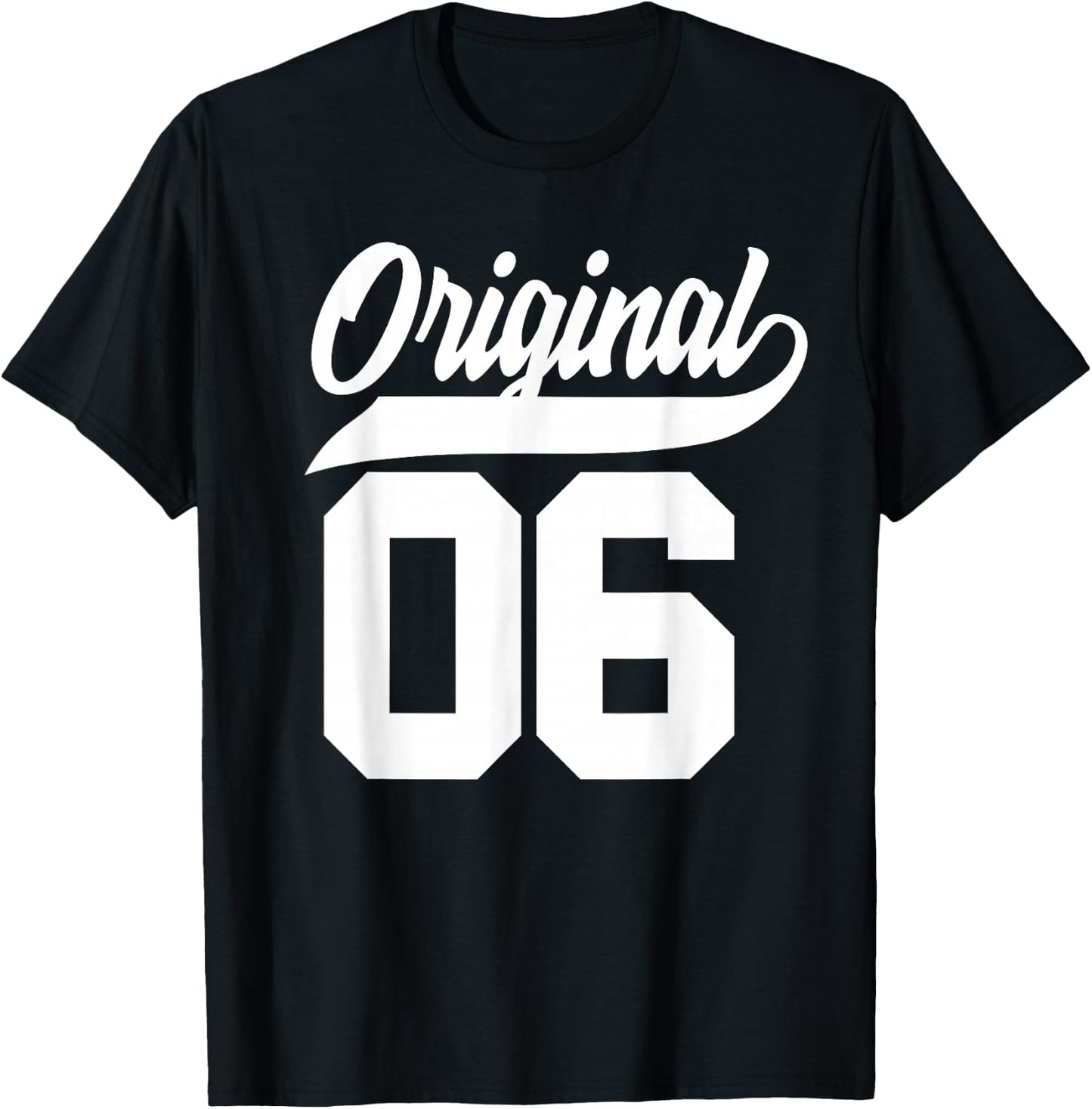 20th Birthday Gift Boys Girls Original Vintage Born 2006 T-Shirt - T-Shirt | Black