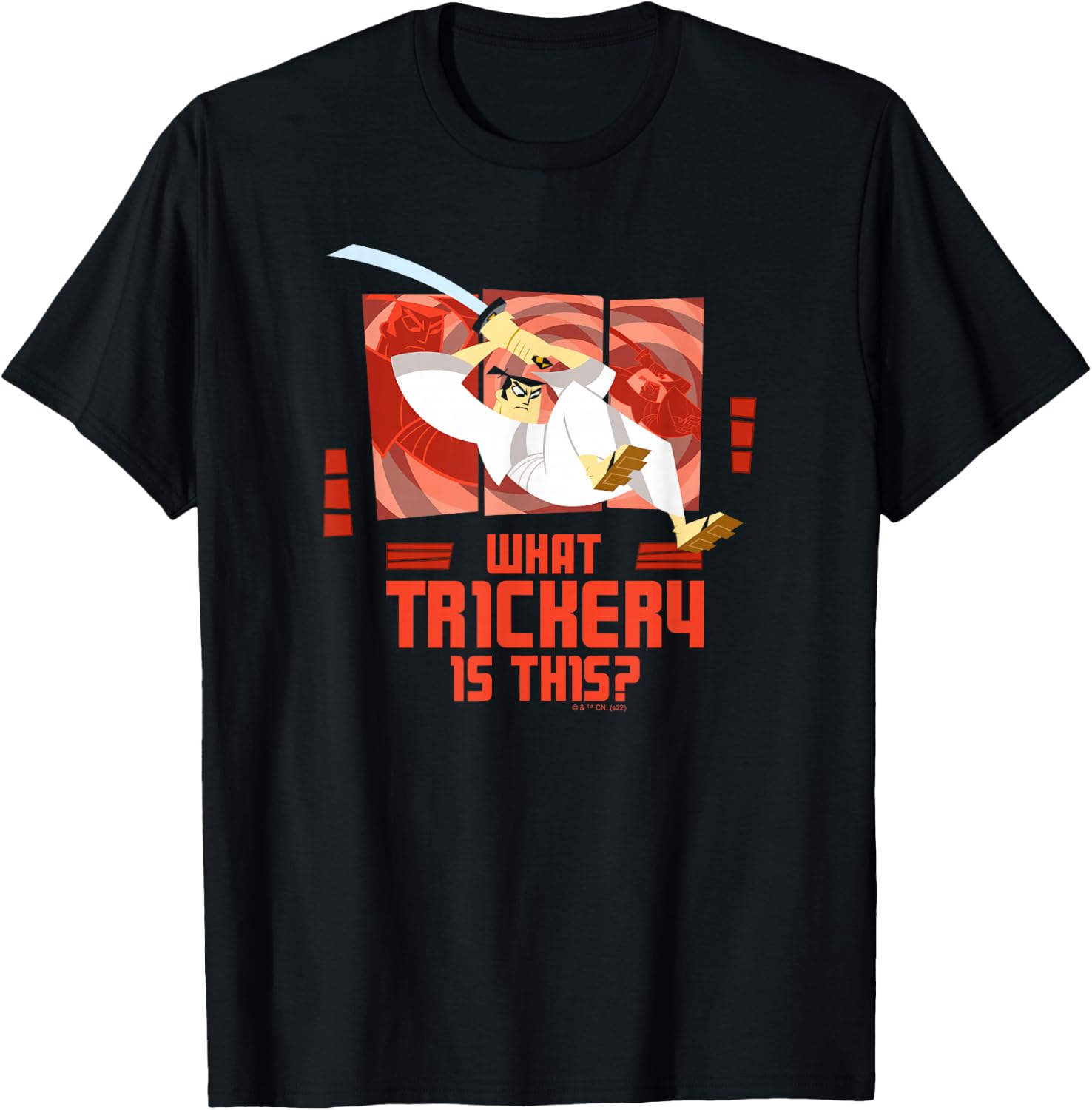Samurai Jack What Trickery Is This? T-Shirt - T-Shirt | Black