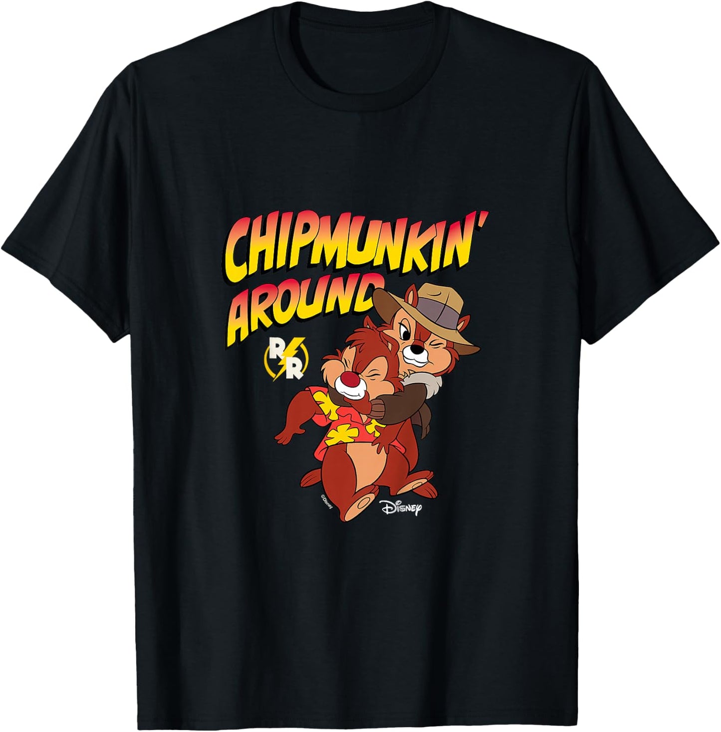 Kids Chip 'N Dale Rescue Rangers - Chipmunkin' Around T-Shirt - T-Shirt | Black