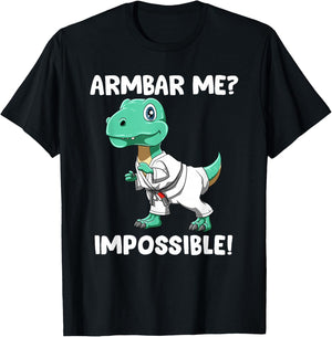 Armbar Me Imposible Jiu Jitsu T-Rex T-Shirt - T-Shirt | Black