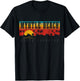 Myrtle Beach South Carolina Vintage Retro Surfing T-Shirt - T-Shirt | Black