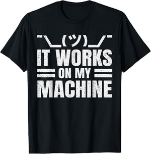 Tech Support Computer Engineer IT Nerd Humor Programmer T-Shirt - T-Shirt | Black