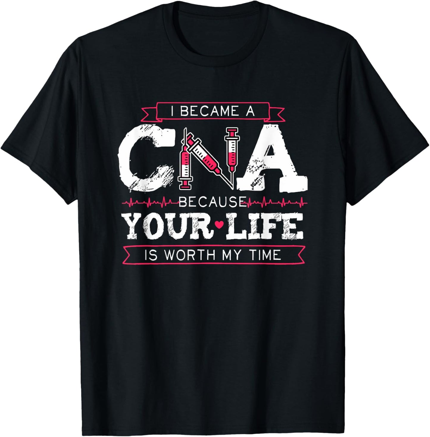 I Became A CNA Shirt Nursing Assistant T-Shirt - T-Shirt | Black