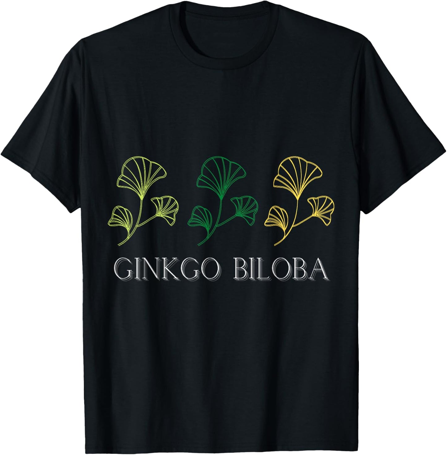 Ginkgo Biloba T-Shirt - T-Shirt | Black