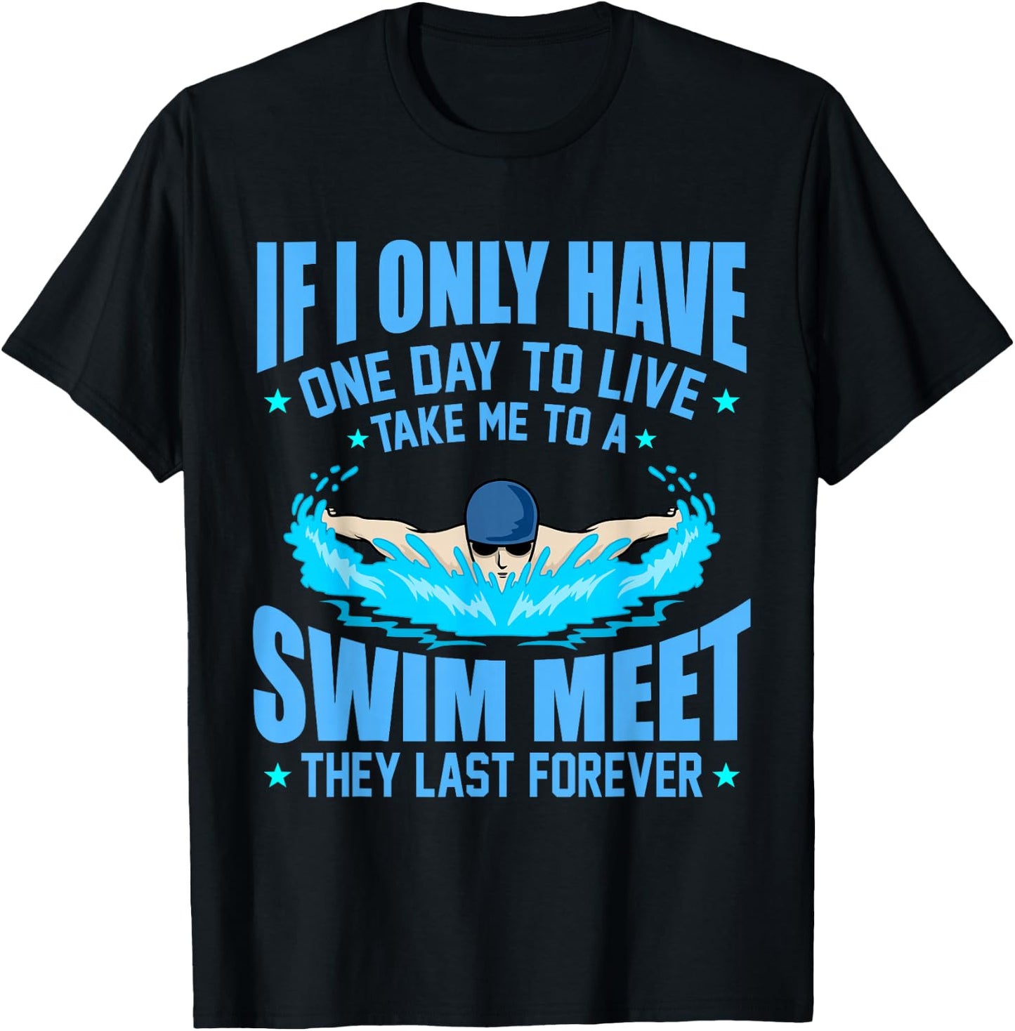 Take Me To Swim Meet Fun Swimmer Swimming Men Women Graphic T-Shirt - T-Shirt | Black