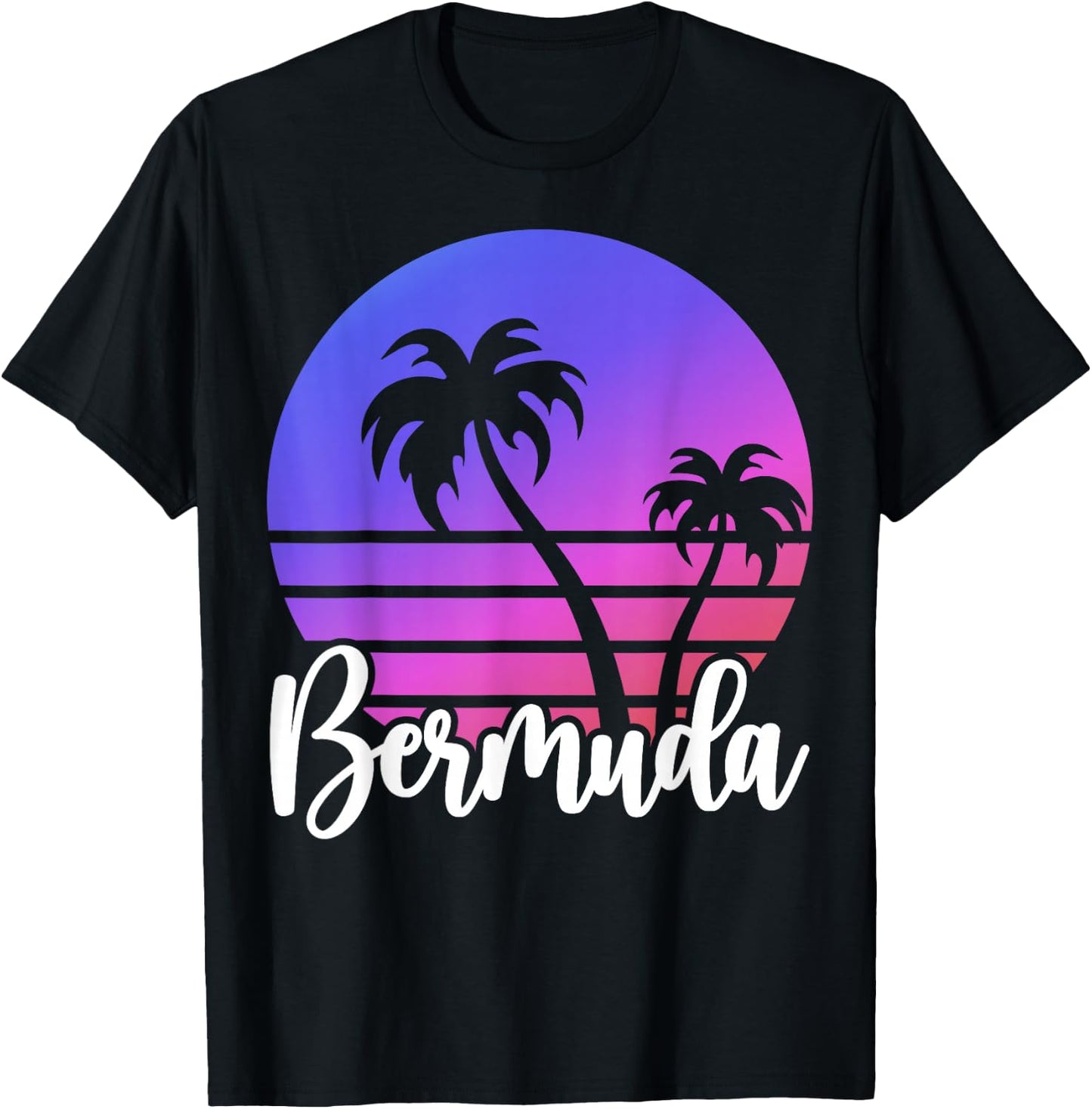 BERMUDA Beach Lover Summer Vacation Family Trip Souvenir T-Shirt - T-Shirt | Black