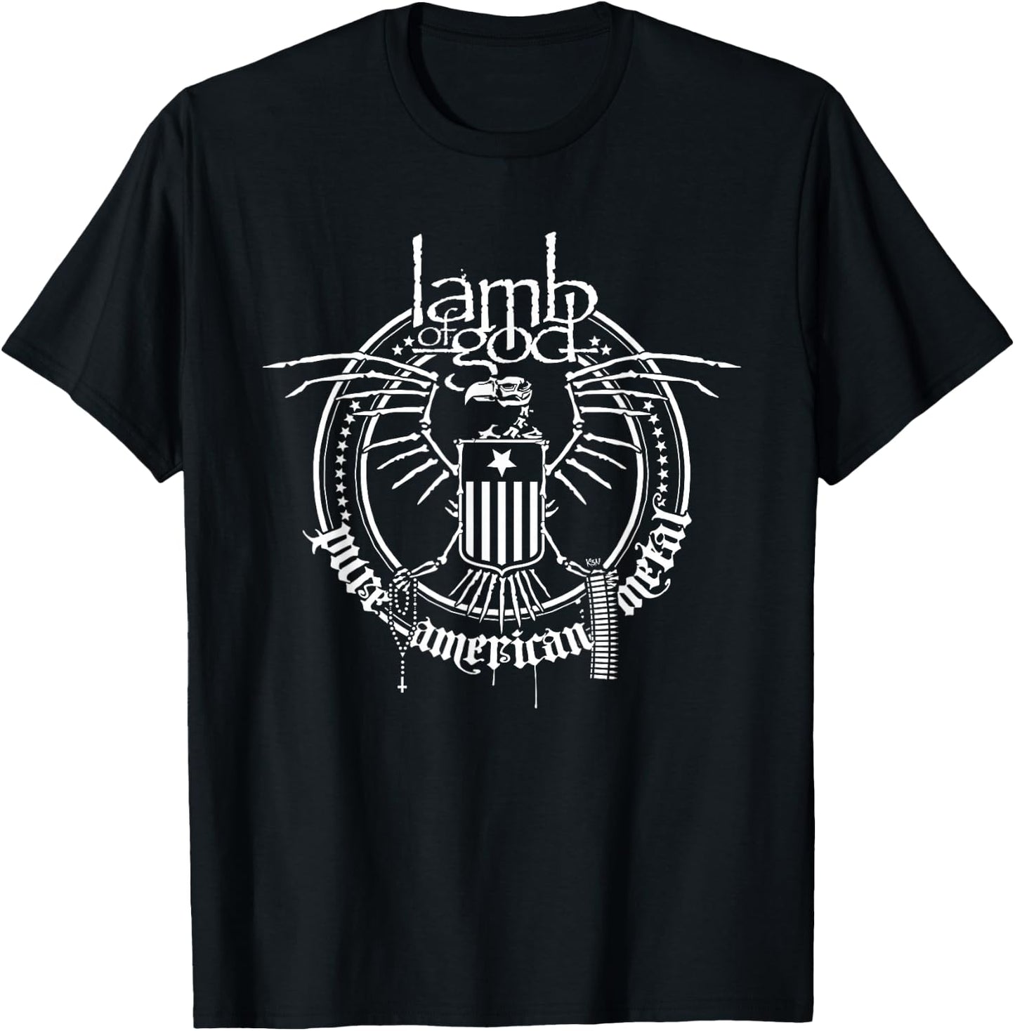 Lamb of God – Skeleton Eagle T-Shirt - T-Shirt | Black