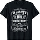 Whiskey Wednesday Funny Bourbon Fathers Day Gift Dad T-Shirt - T-Shirt | Black