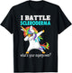 Unicorn I Battle Scleroderma Awareness T-Shirt - T-Shirt | Black