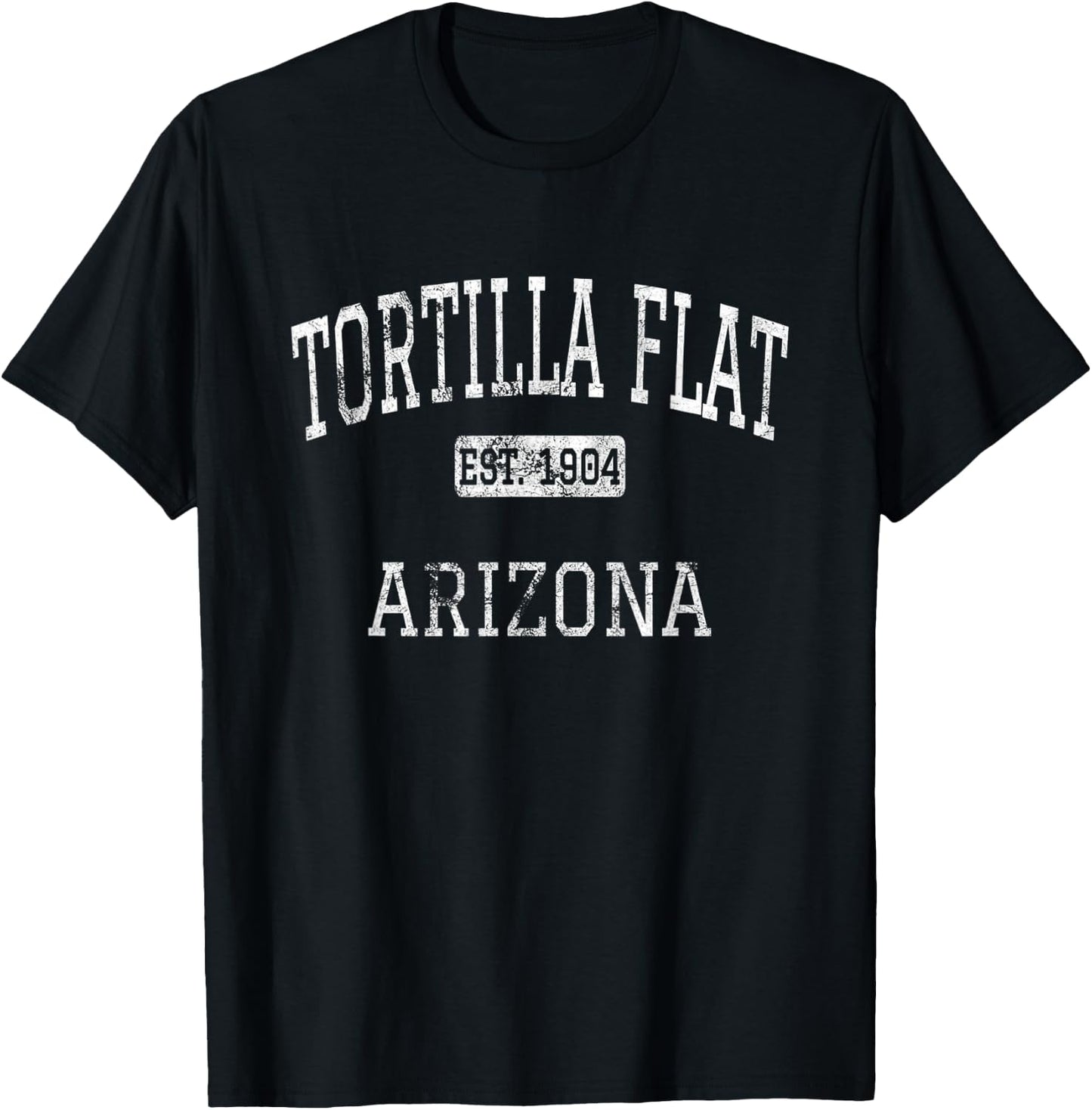 Tortilla Flat Arizona AZ Vintage T-Shirt - T-Shirt | Black