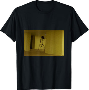 Welcome to The Backrooms Creepypasta Meme T-Shirt - T-Shirt | Black