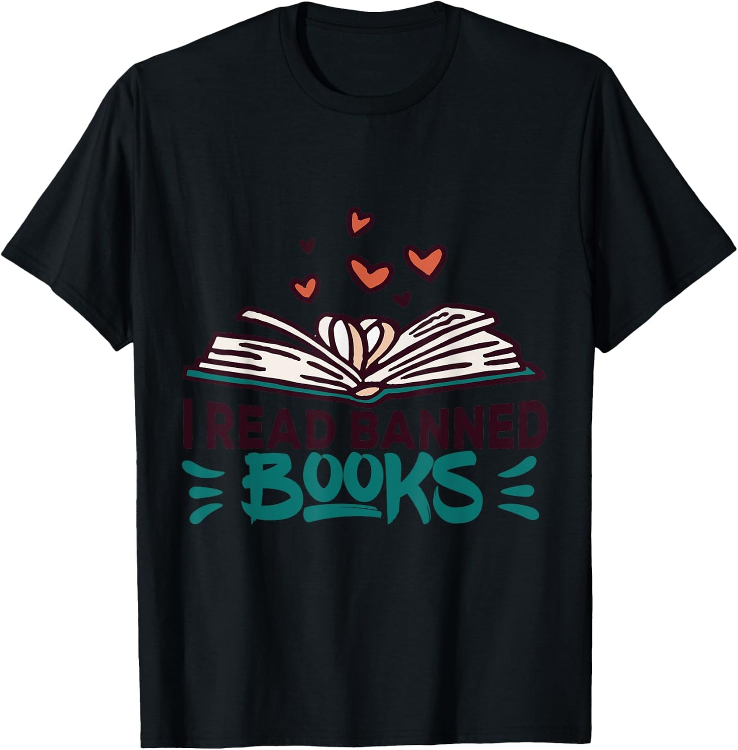 I Read Banned Books - Banned Books Week Librarian T-Shirt - T-Shirt | Black