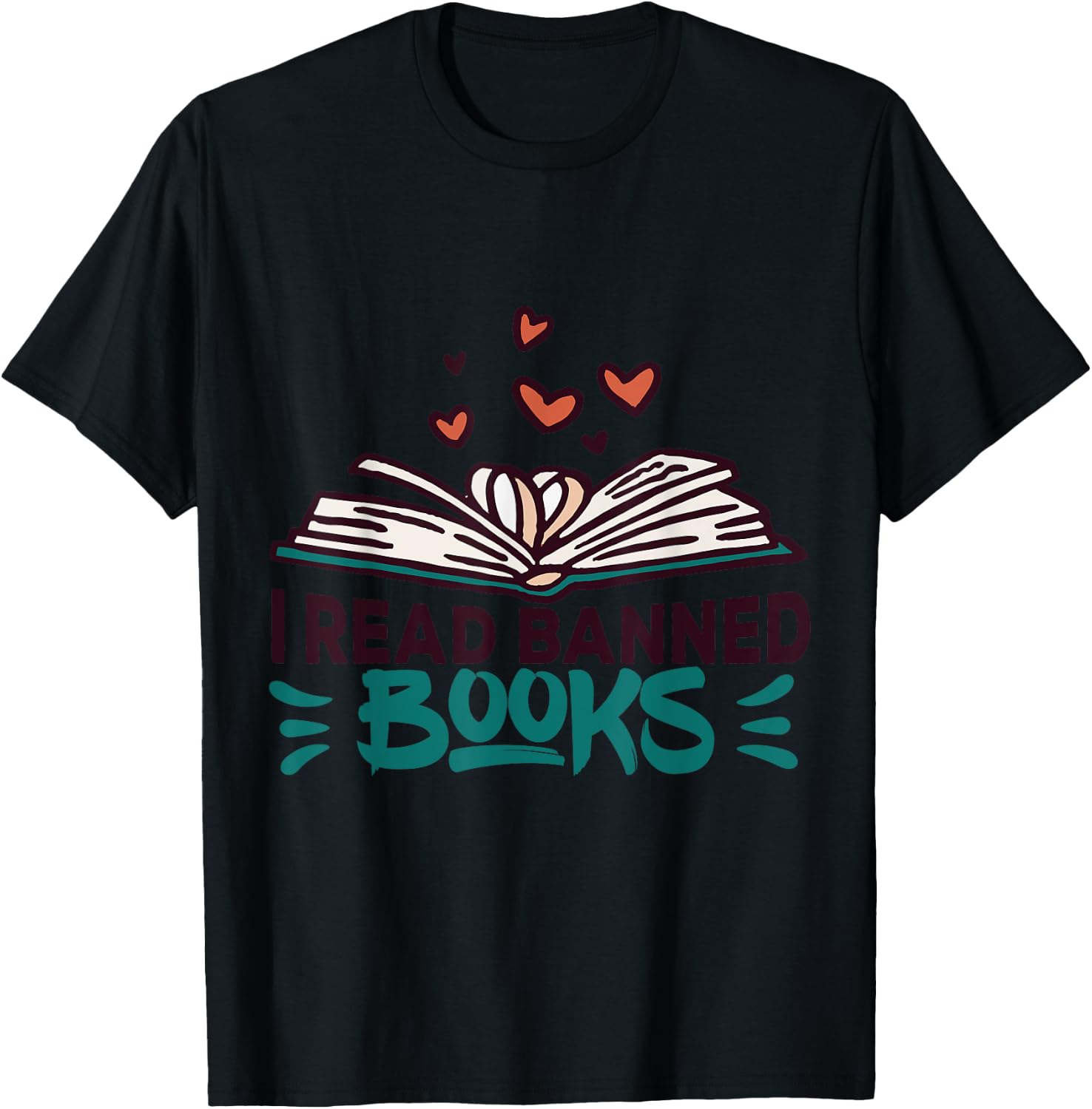 I Read Banned Books - Banned Books Week Librarian T-Shirt - T-Shirt | Black