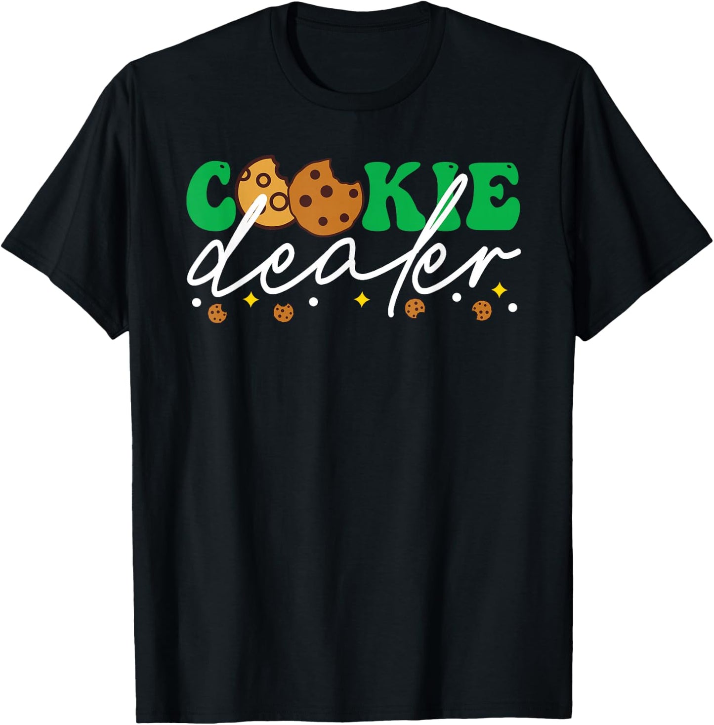 Cookie Dealer Scout Funny Scouting Troop Leader Cookie Lover T-Shirt - T-Shirt | Black