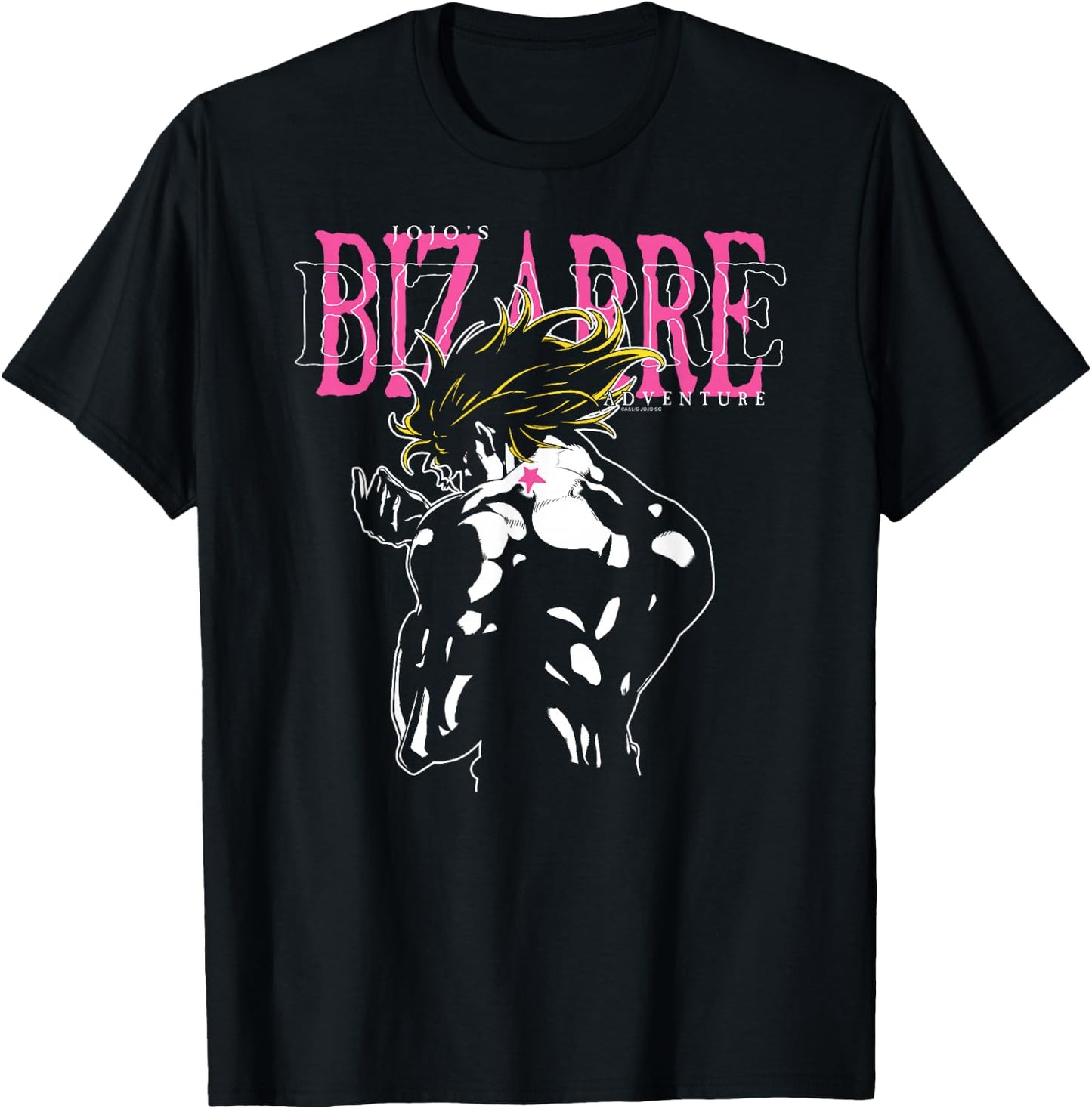 JoJo's Bizarre Adventure DIO with Joestar Birthmark Anime T-Shirt - T-Shirt | Black