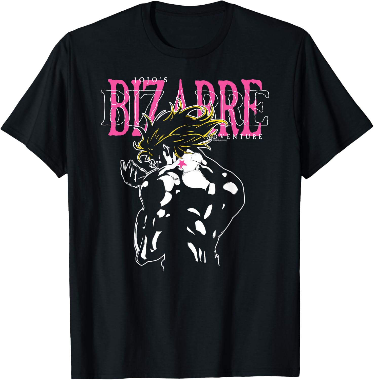 JoJo's Bizarre Adventure DIO with Joestar Birthmark Anime T-Shirt - T-Shirt | Black