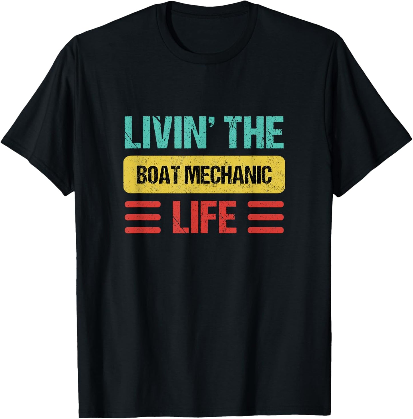 Boat Mechanic T-Shirt - T-Shirt | Black