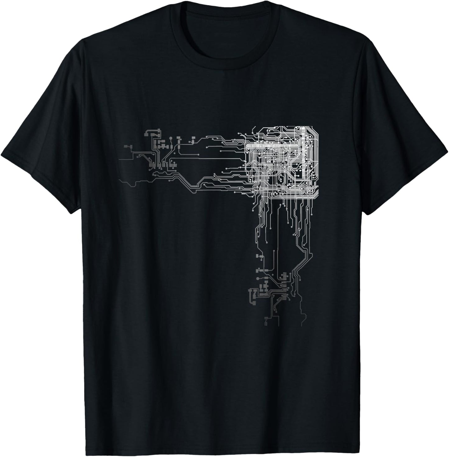 CPU technology nerd computer chip computer scientist T-Shirt - T-Shirt | Black
