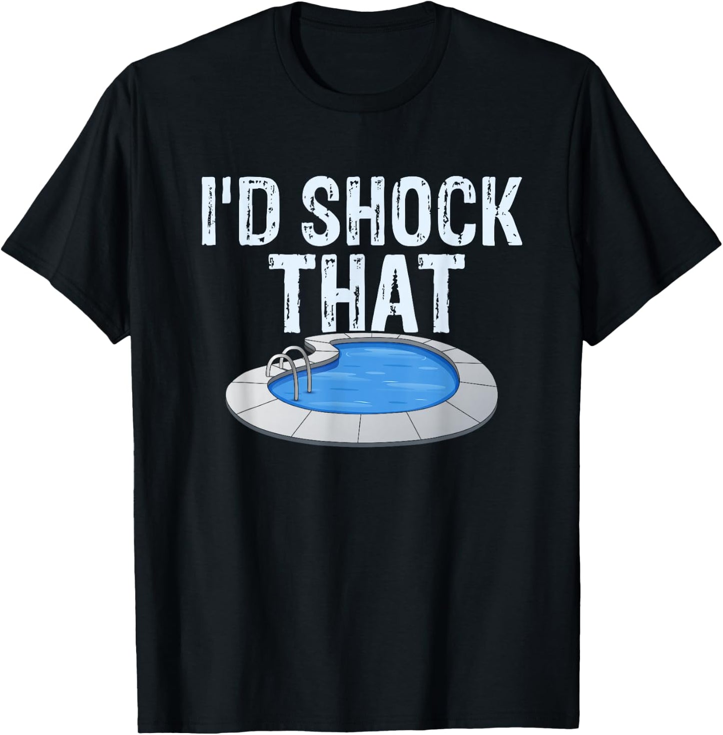Pool Guy Design for Swimming Pool Boy and Pool Cleaner T-Shirt - T-Shirt | Black