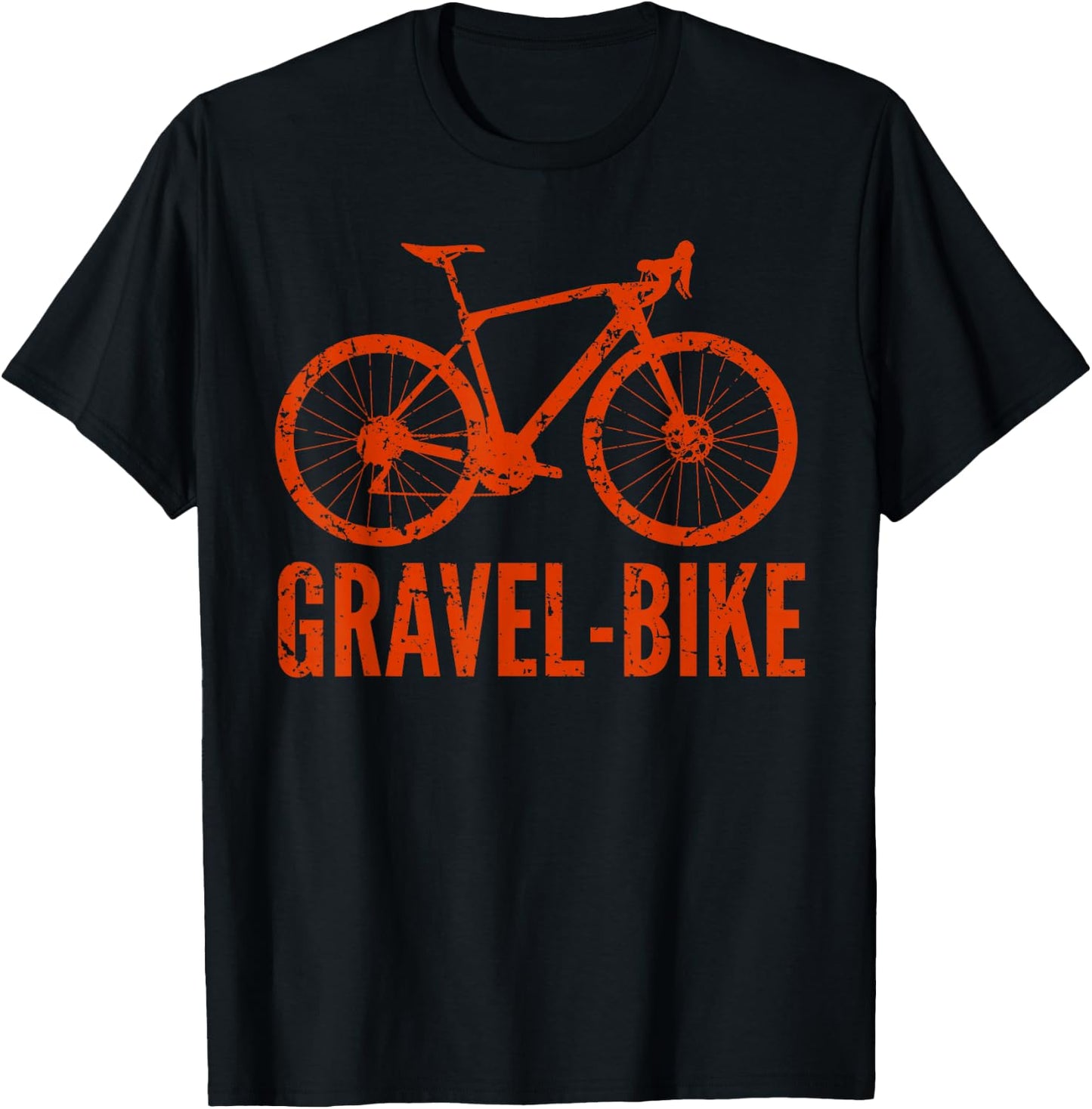 Gravel Bike Road Racing Bicycle Cyclocross T-Shirt - T-Shirt | Black