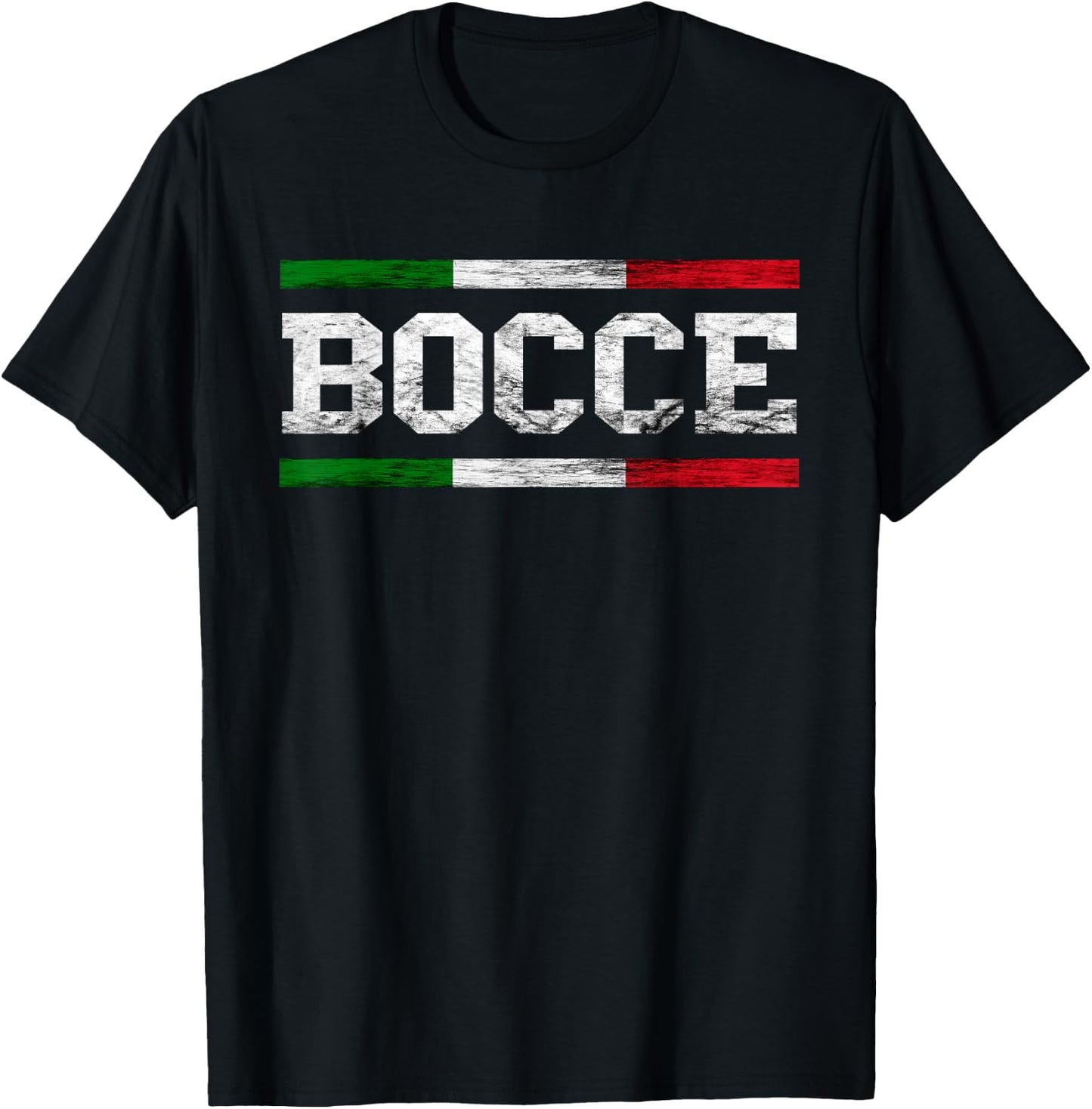 Bocce Ball Game Boule Boccia Italy Sport Italian Bocce T-Shirt - T-Shirt | Black