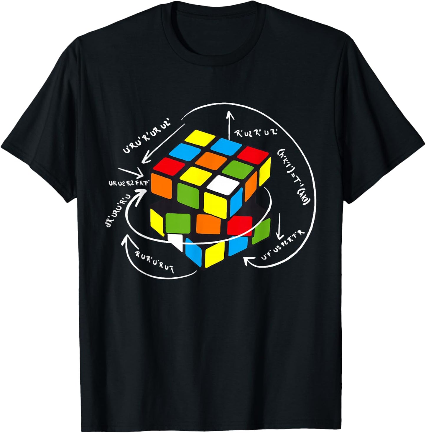 Funny Puzzle Cube Speed Cubing Computer Science T-Shirt - T-Shirt | Black