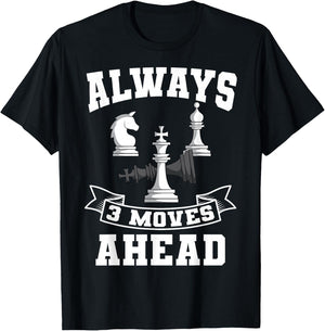 Chess Players Boardgame Checkmate King Rook Bishop T-Shirt - T-Shirt | Black