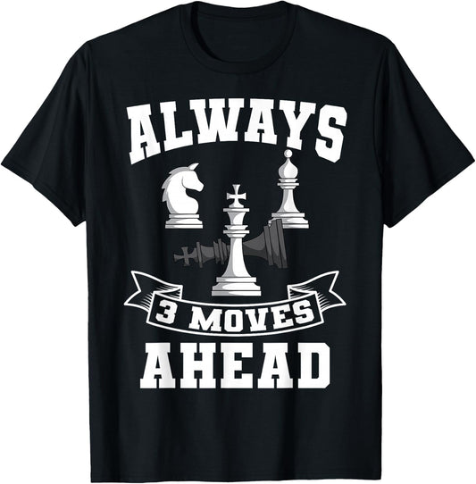 Chess Players Boardgame Checkmate King Rook Bishop T-Shirt - T-Shirt | Black