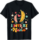 Cute Banana Baby Shower Grandma Nana Mimi I Love My Nana T-Shirt - T-Shirt | Black