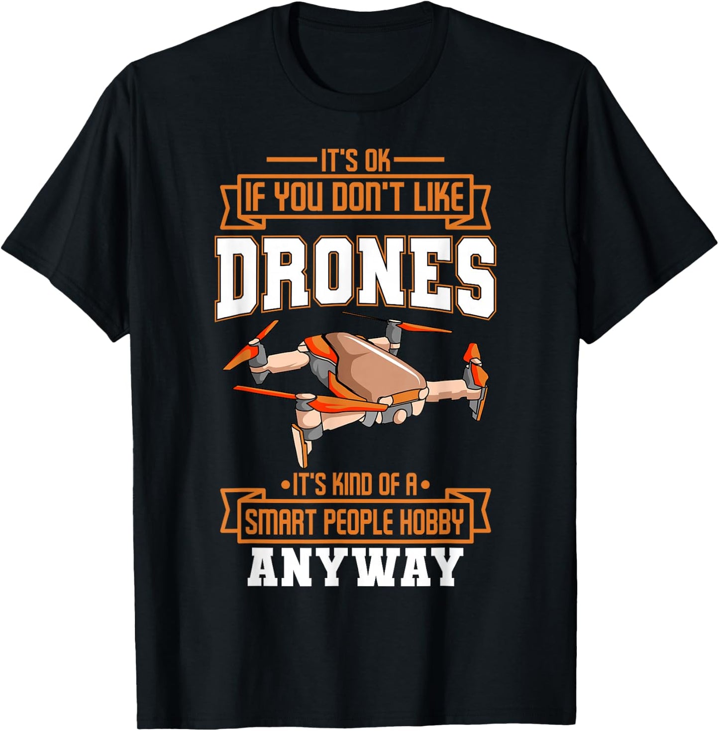Funny Drone Pilot Quadcopter Lover T-Shirt - T-Shirt | Black