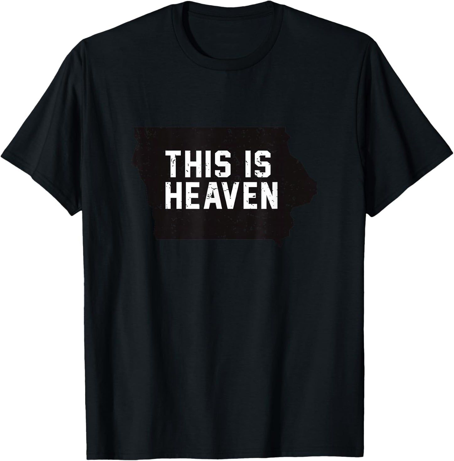 This is Heaven Iowa State Field Baseball Inspired T-Shirt - T-Shirt | Black