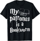My Patronus is Bookworm Librarian Book Lover Reader Gift T-Shirt - T-Shirt | Black