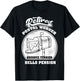 Retired Postal Worker Shirt | Cute Mail Carrier Gift T-Shirt - T-Shirt | Black