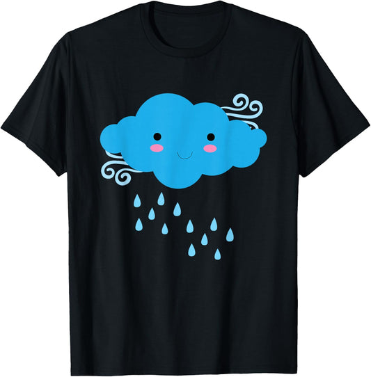 Cloud Rain Sky Nature Clouding IT Computing Funny T-Shirt - T-Shirt | Black