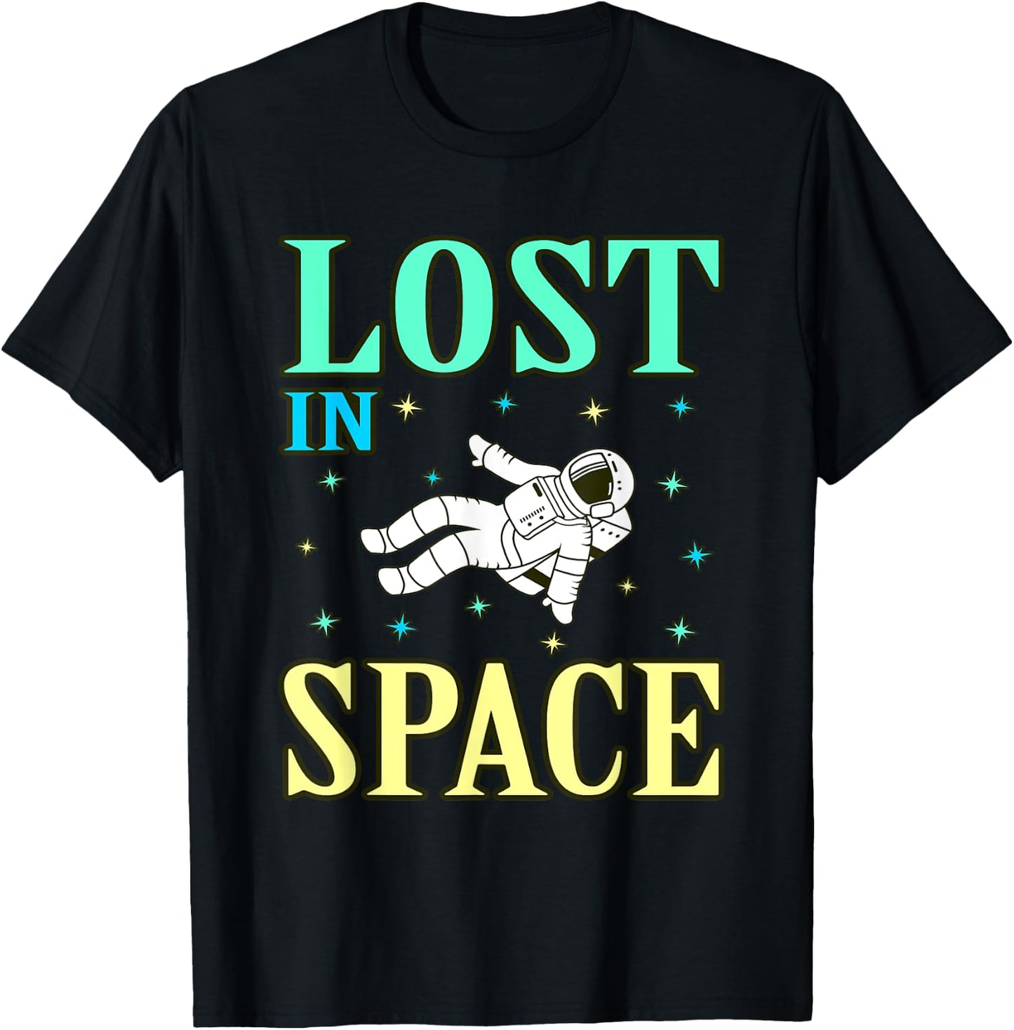 Lost In Space T-Shirt - T-Shirt | Black