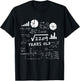Square Root 47 Year Old Gift Funny Teacher 47th Birthday T-Shirt - T-Shirt | Black